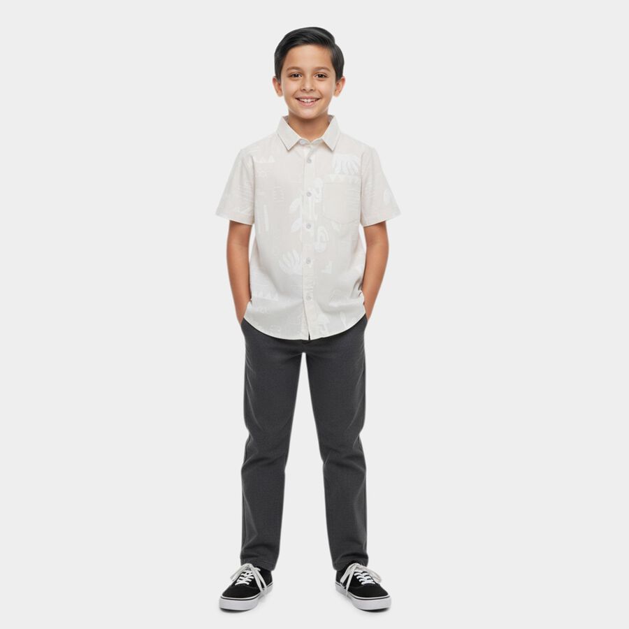 Boys' Casual Shirt, पीला, large