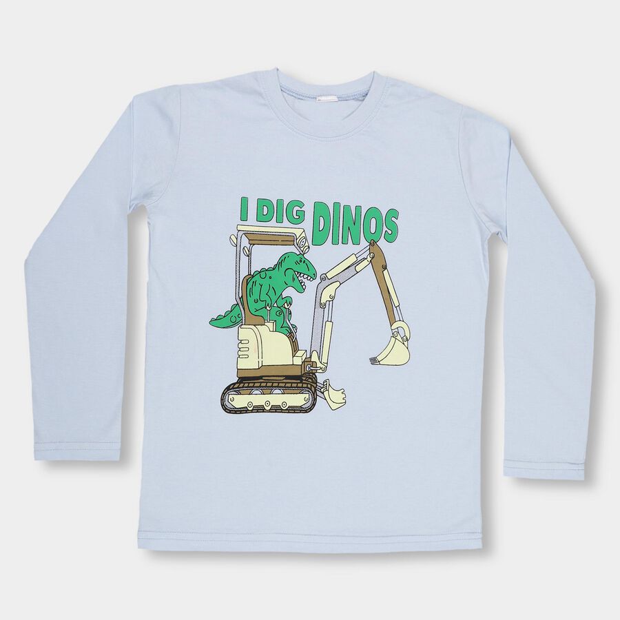 Boys' T-Shirt , हल्का नीला, large image number null