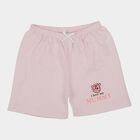 Infants Pink Cotton Half Pant, Light Pink, small