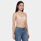 Women's Khaki Cotton V-Neck Classic Bra, Khaki, small