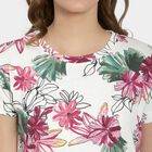 All Over Print Knee Length Women, White, small image number null
