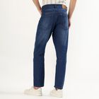 Men's Deep Indigo Blue Straight Fit Jeans, गहरा नीला, small image number null