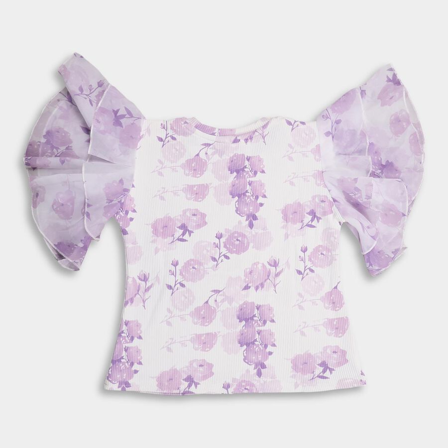 Girls' T-Shirt , लाइलेक, large image number null