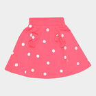 Girls Cotton Skirt, Pink, small image number null