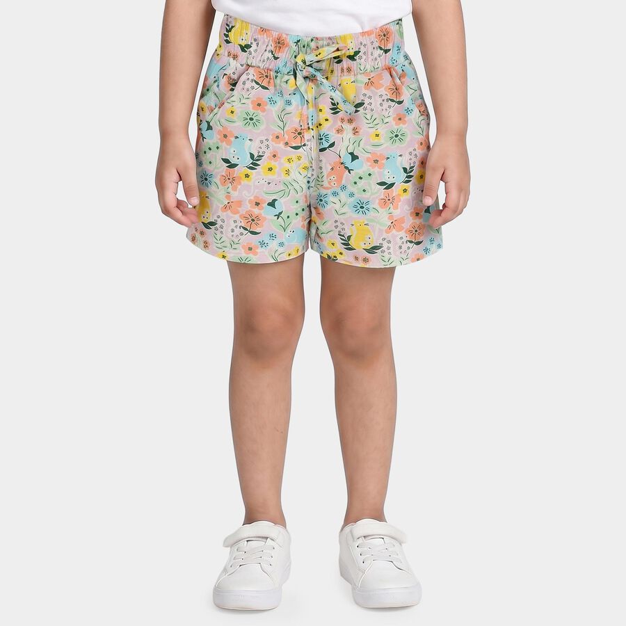 Girls' Shorts, White, large