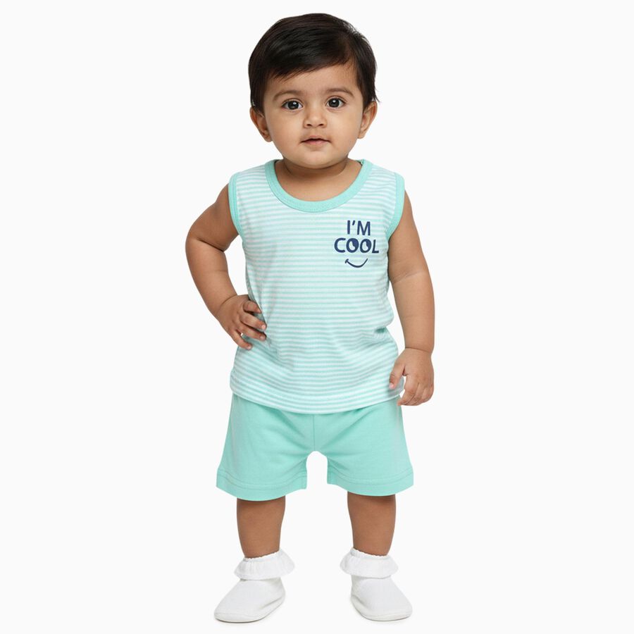 Infants' Baba Suit, Light Green, large image number null