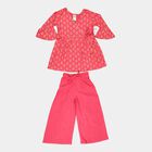 Printed Fusion Clothing Set, Pink, small image number null