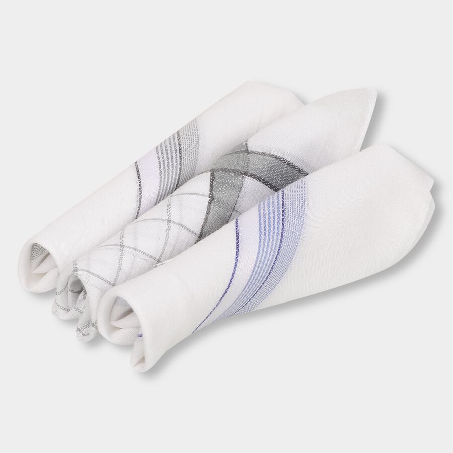 Men's Hanky, White, large image number null