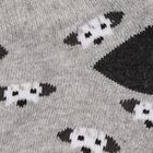 Boys' Light Sky Blue and Heather Gray Regular Fit Patterned Socks Pack of 2, Light Grey, small image number null