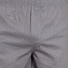Men's 100% Cotton Boxers , Dark Grey, small