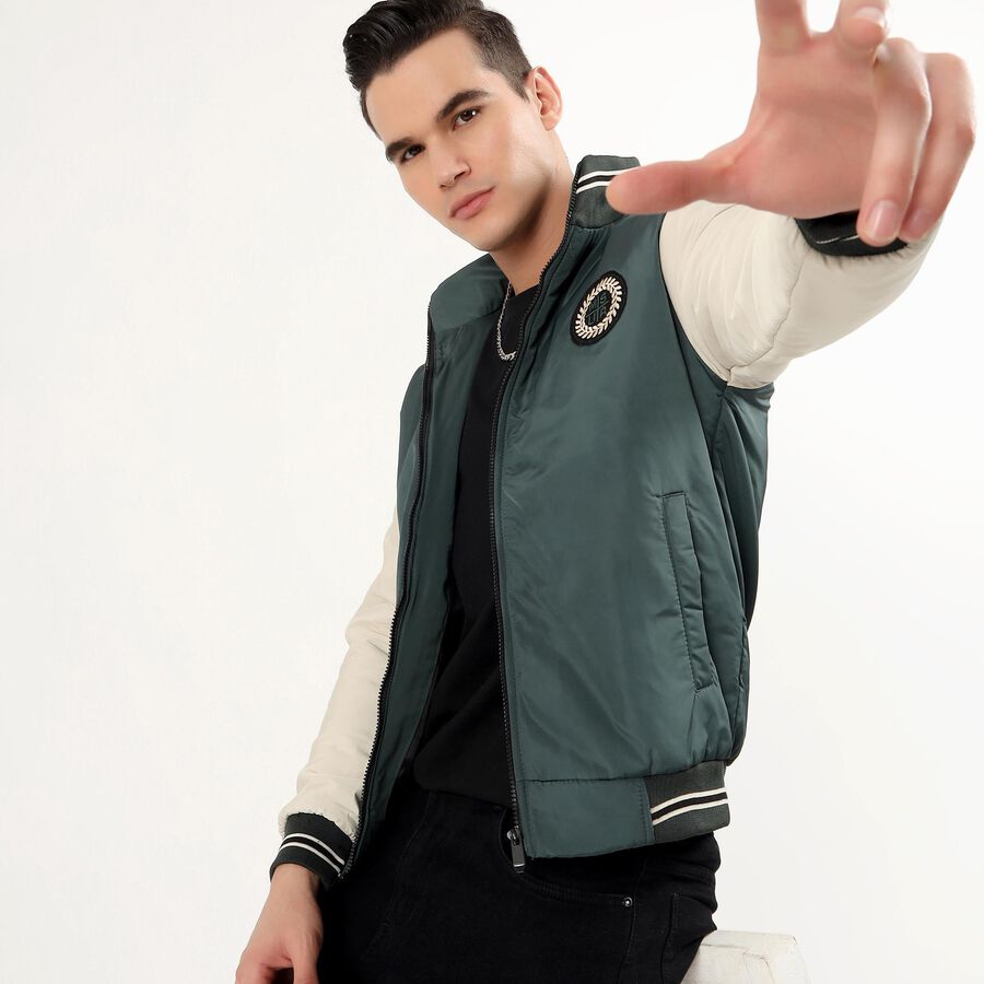 Men's Jacket, Dark Green, large image number null