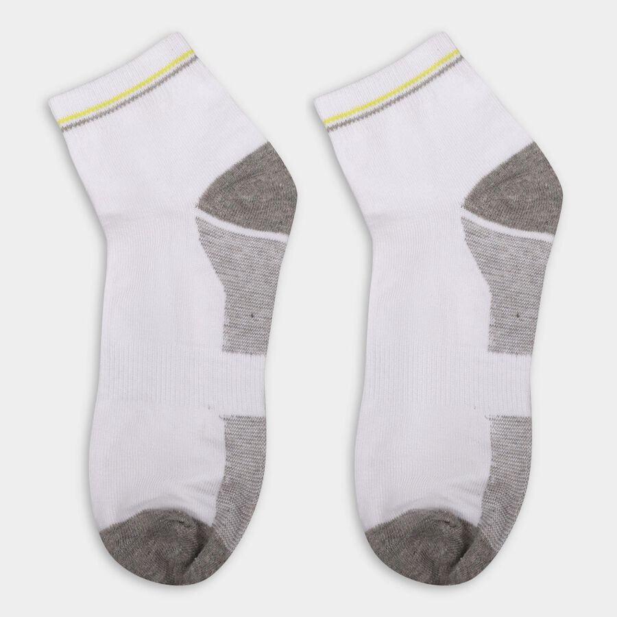 Men's Socks , सफ़ेद, large
