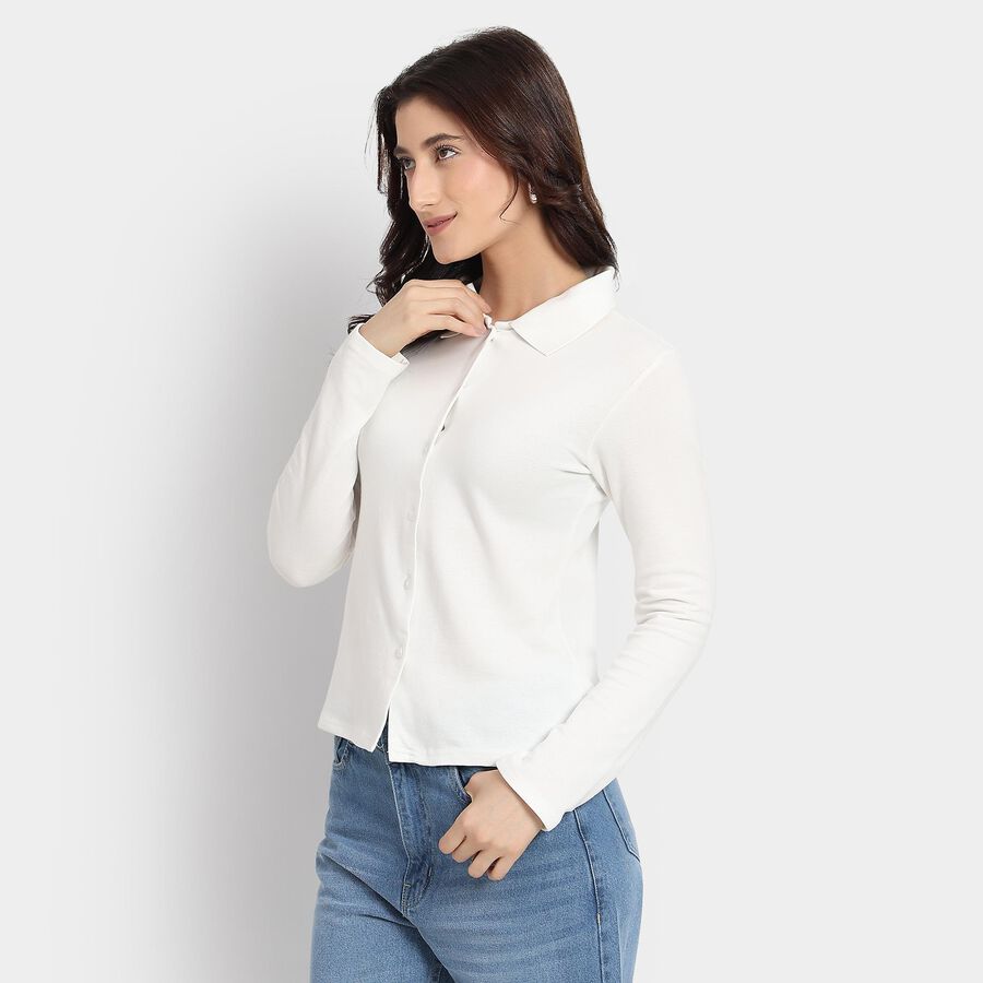 Ladies' Shirt, White, large