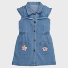 Girls' Frock, Light Blue, small