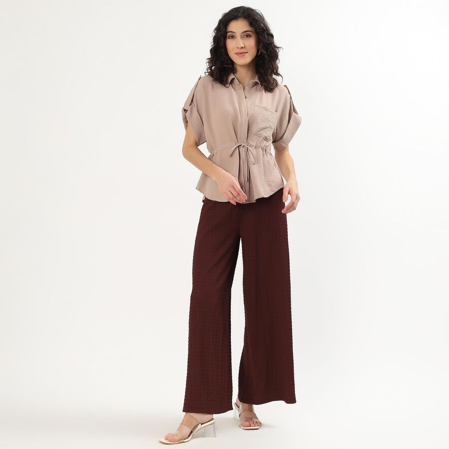 Women's Muted Beige Classic Shirt, Beige, large