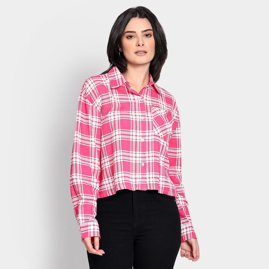 Ladies' Shirt, गुलाबी, large image number null