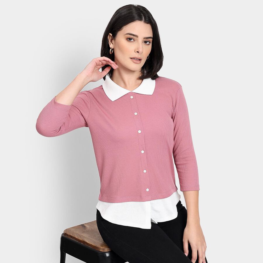 Ladies' Shirt, Purple, large image number null