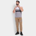 Men's Track Pants , गहरा पीला, small