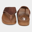 Ladies' Slippers, Brown, small image number null