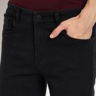 Men's Slim Fit Jeans, Black, small image number null