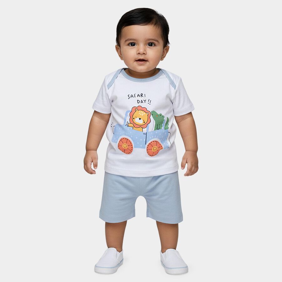 Infants' Baba Suit, Light Blue, large