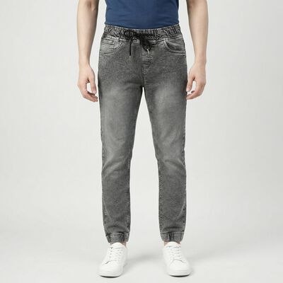 Men's Grey Slim Fit Classic Jeans