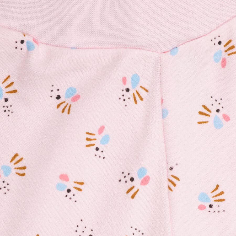 Infants' 100% Cotton Pyjama , हल्का गुलाबी, large image number null