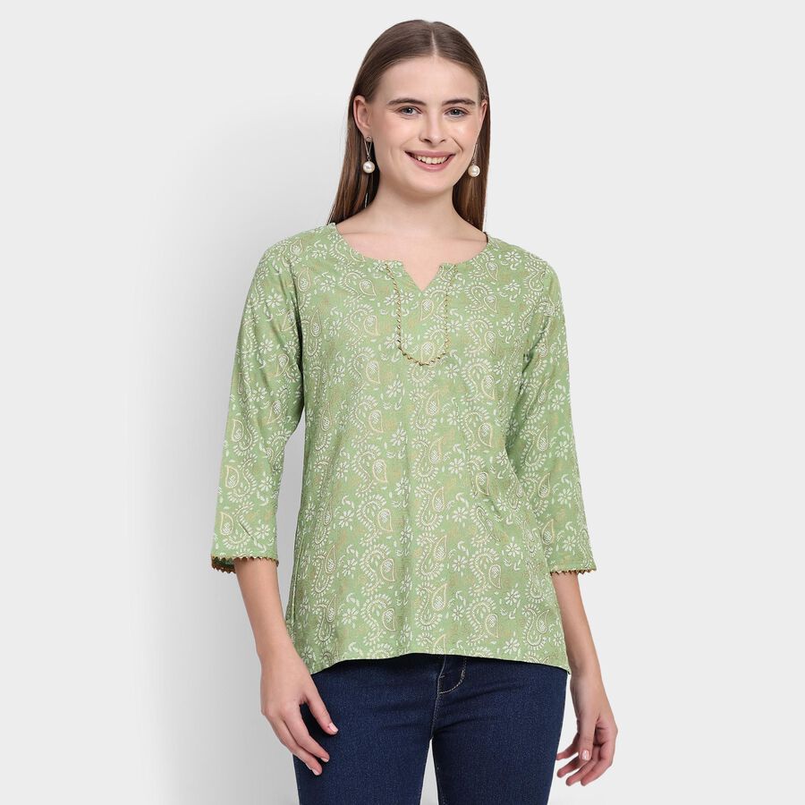 Ladies' Kurti, ओलिव, large image number null