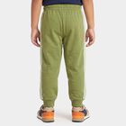 Boys Olive Green Jogger Slogan Print Pyjama, ओलिव, small