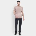 Men's Round Neck Half Sleeves T-Shirt , Light Pink, small image number null