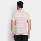 Men's Collared Half Sleeves T-Shirt , गहरा पीला, small