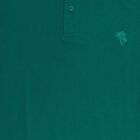 Boys' Dark Green Round Neck Casual Half Sleeves T-Shirt, Dark Green, small