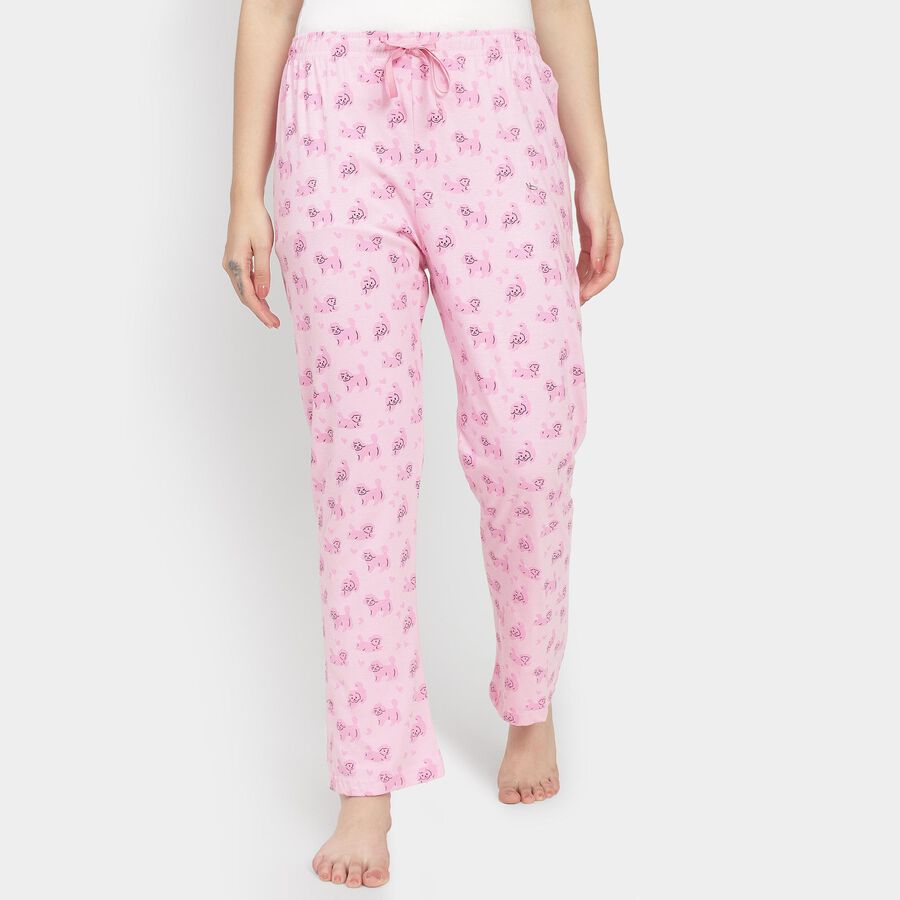 Ladies' 100% Cotton Pyjama, Light Pink, large image number null