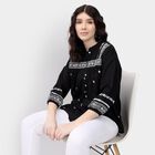 Ladies' Shirt, काला, small image number null