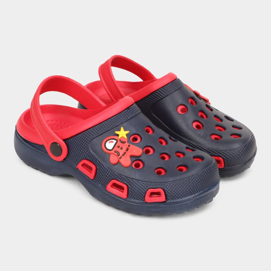 Boys Clog Shoes, Red, large image number null