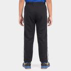 Boys' Dark Grey Straight Fit Side Stripe Printed Pyjama, गहरा ग्रे, small