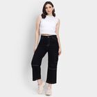 Ladies' 100% Cotton Jeans , Black, small image number null