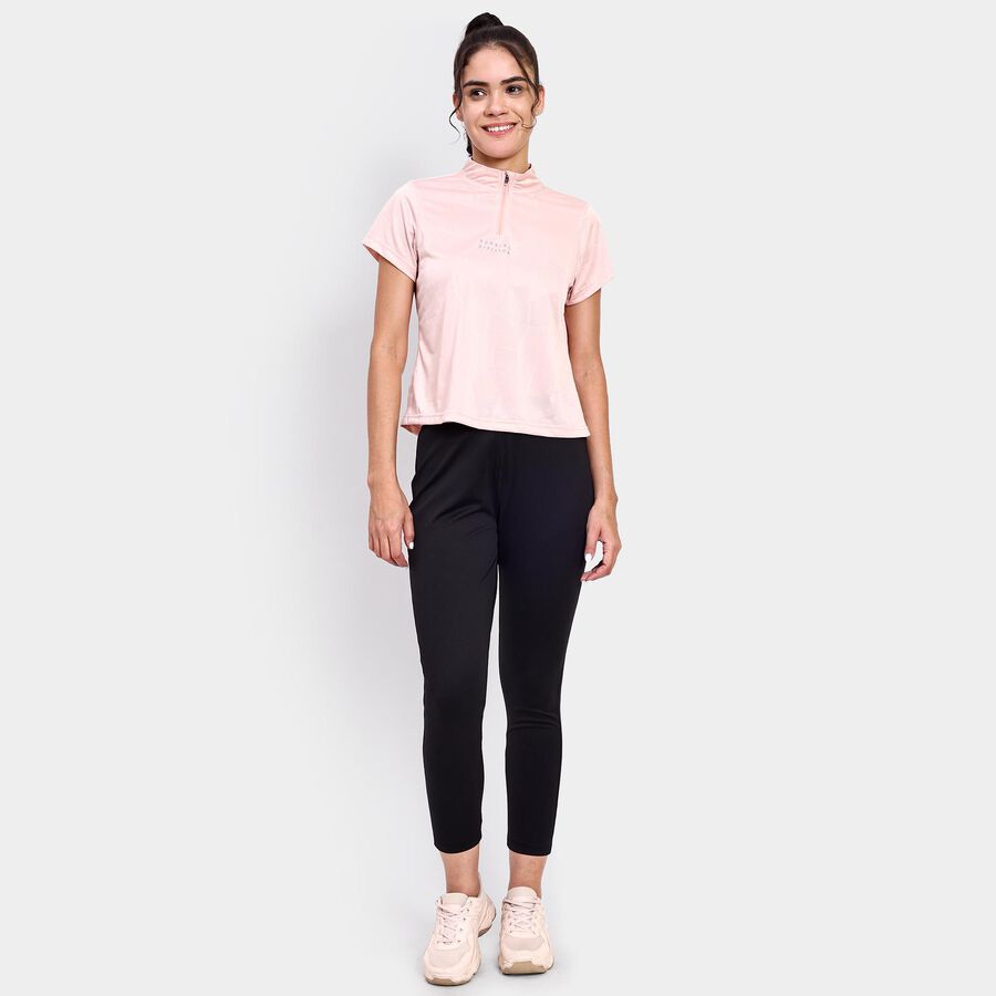 Ladies' Round Neck T-Shirt , Peach, large image number null