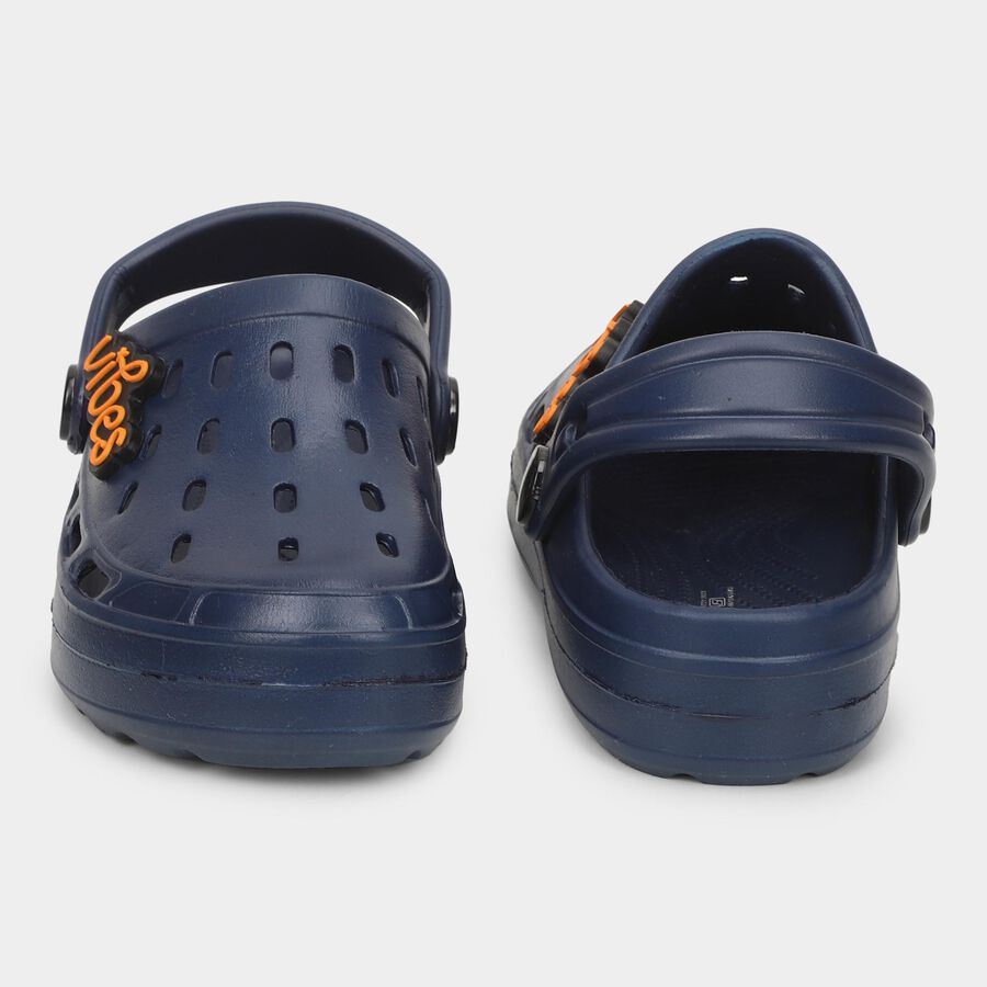 Boys' Sandal with Back Strap, Navy Blue, large image number null