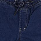Boys' Light Blue Slim Fit Washed Jeans, मध्यम नीला, small