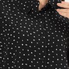 Women's Jet Black Classic Casual Shirt, Black, small image number null