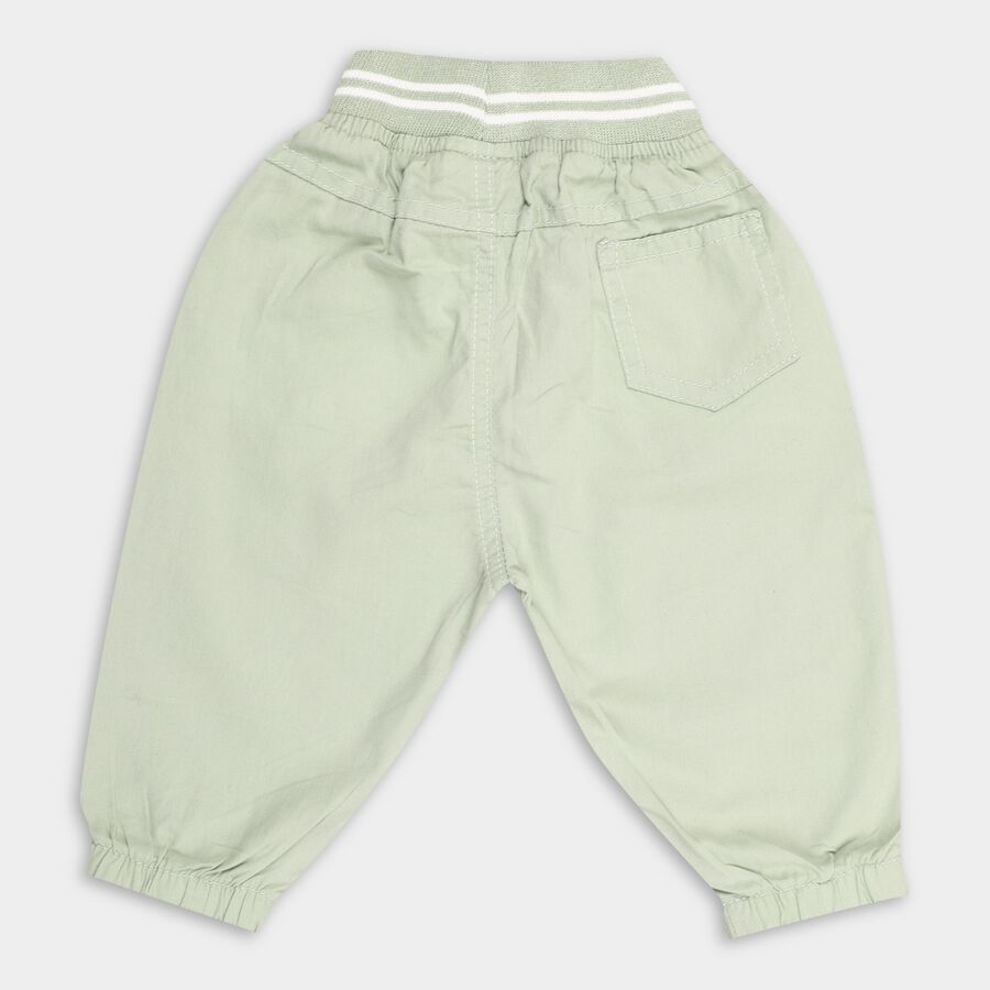 Infant's 100% Cotton Cotton Trousers , हल्का हरा, large image number null