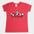 Girls' T-Shirt, मूँगा (कोरल), small image number null