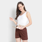 Printed Shorts, Brown, small image number null