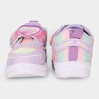 Girls' Lavender Velcro Sneakers, Lilac, small