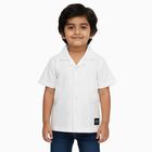Boys' 100% Cotton Casual Shirt, White, small image number null