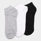 Men's Socks (Pack of 3), मिश्रित हल्का ग्रे, small