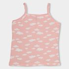 Girls' 100% Cotton Vest, Off White, small image number null