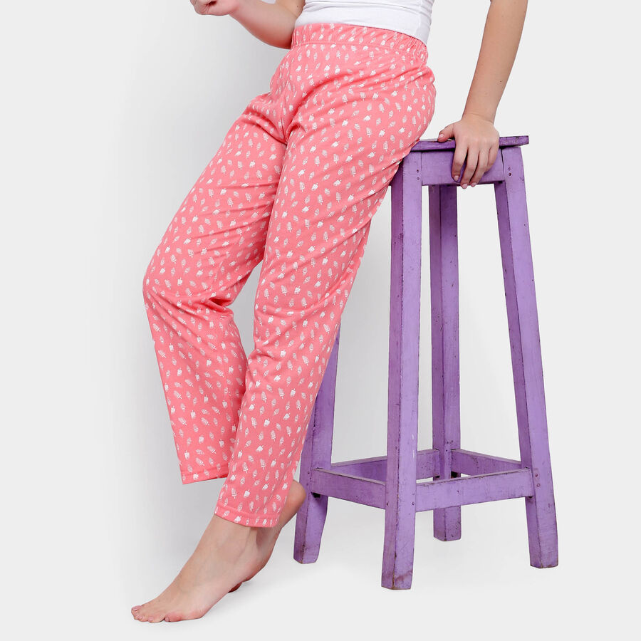 All Over Print Full Length Pyjama, मूँगा (कोरल), large image number null