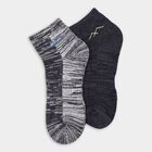 Men's Socks (Pack of 2), Melange Light Grey, small image number null